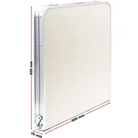 toboli Campingtisch klappbar 120x60x70cm