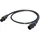 Neutrik Strom Anschlusskabel [1x PowerCon-Buchse - 1x PowerCon-Stecker] 1.50m Schwarz, Gelb