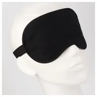 BEAZZ Schlafmaske Schlafmaske, Augenmaske, Schlafbrille - Nacht, Bequem - Perfekte Abdunklung, 1-tlg., HANDMADE IN GERMANY schwarz