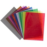 buttinette Transparentpapier, bunt, A4, 50 Blatt