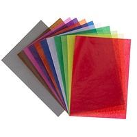 buttinette Transparentpapier, bunt, A4, 50 Blatt