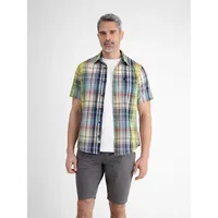 Lerros Sommerliches Karohemd mit Leinenanteil", - (faded Yellow -