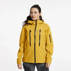 Whisper Jacket Damen Lemon Curry, Größe:2XL - Bekleidung > Jacken > Skijacken - Gelb