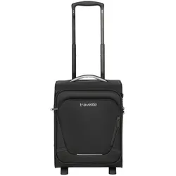 Handgepäck-Trolley TRAVELITE "JETPACK Wings 2 Cabin, konzipiert für Eurowings", Gr. B/H/T: 30cm x 40cm x 25cm 25 l, schwarz, Polyester, unifarben mit Farbeinsätzen, Koffer, Weichgepäck-Koffer Handgepäck für die meisten gängigen Airlines
