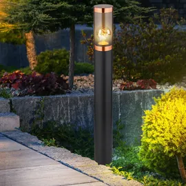 GLOBO Stehlampe 1x E27 schwarz