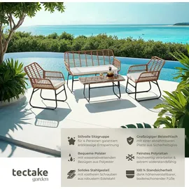 Tectake Molfetta XL Set 4-tlg. Beige