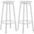 Woltu Barhocker 72 cm rund Weiß