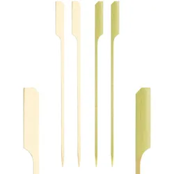 900x Fingerfood Spieße "Golf" aus Bambus 25cm