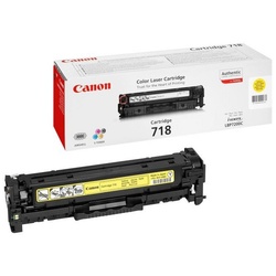 Canon Tonerpatrone 718 Toner gelb gelb
