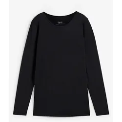 bonprix Sport Longshirt schnelltrocknend, schwarz, 52/54 (XXL)
