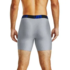 Under Armour Tech 6in 2 Pack, schnelltrocknende Boxershorts - academy - S