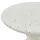 Beliani Beistelltisch Beton und Glasfaser Creme weiß Terrazzo Optik rund ⌀ 50 cm Cafffi
