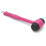MOSCATELLI Vielseitiger, robuster und ergonomischer Camping hammer mit Haken zum Entfernen von Heringen - Fuchsia