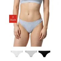 SNOCKS Tangas | Mix (Weiß/Hellgrau/Schwarz) | XL