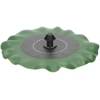 Vroomoto Solar-Schwimmbrunnen mit Lotusblatt-Design, Geringer Wasserschutz für Aquarien und Schwimmbäder, Langlebiges ABS, 8 Düsen
