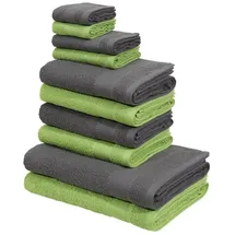 MY HOME Afri (10-tlg.) grün/anthrazit