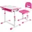 [en.casa] - Kindertisch mit Stuhl Pink