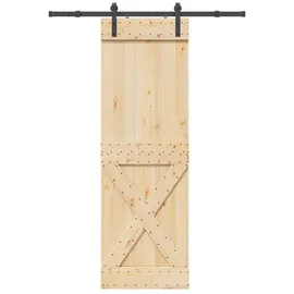 vidaXL Narvik rechts 70 x 210 cm Braun/Schwarz