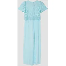 s.Oliver Overall mit Spitze und Plissee - blau - 164