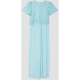 s.Oliver Overall mit Spitze und Plissee - blau - 164