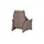 HIMOLLA Relaxsessel 4217 Leder 96 x 109 x 91 cm Braun mit Kopfteil