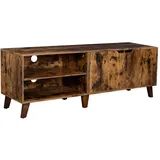 VASAGLE Fernsehtisch 40 cm, x 140 cm x 45 cm Braun