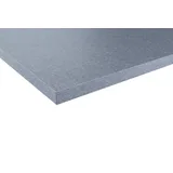 WIHO KÜCHEN Arbeitsplatte "Flexi 28", von drei Seiten ummantelt, 28 mm stark grau 120 cm x 2,8 cm x 60 cm