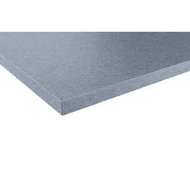 WIHO KÜCHEN Arbeitsplatte "Flexi 28", von drei Seiten ummantelt, 28 mm stark grau 120 cm x 2,8 cm x 60 cm