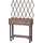 Dobar rollbares Hochbeet mit Rankgitter 79 x 28,5 x 130 cm Grau