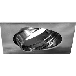 HWH BLULAXA 48461 - Einbaurahmen LED GU10 Edelstahl quadratisch, schwenkbar