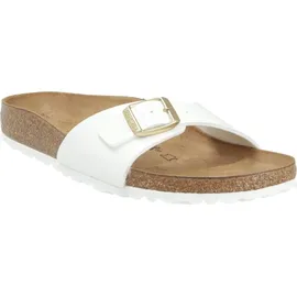 Birkenstock Madrid Birko-Flor Lack schmal patent white 41