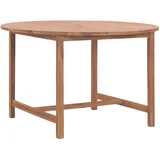 vidaXL Garten-Esstisch Ø 110 x 75 cm Braun