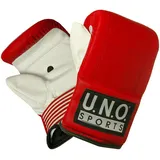 U.N.O. SPORTS Ballhandschuh Light rot/weiß XL