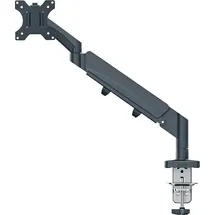 Leitz Ergo Platzsparender Single Monitorarm Schwenkarm Grau