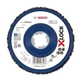 Bosch Grobreinigungsscheibe für Metall, 125 mm X-Lock N377