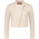 Betty & Co Bikerjacke mit Stehkragen in Grau | Gr.: 38