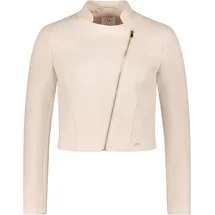 Betty & Co Bikerjacke mit Stehkragen in Grau | Gr.: 38