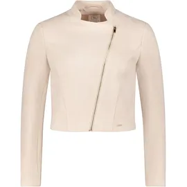 Betty & Co Bikerjacke mit Stehkragen in Grau | Gr.: 38