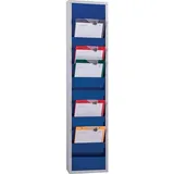 Eichner Werkstattplaner Stahl H1278xB315xT74mm ultramarinblau 1-reihig