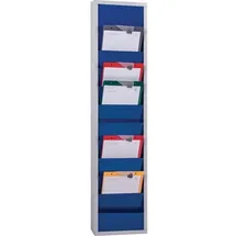 Eichner Werkstattplaner Stahl H1278xB315xT74mm ultramarinblau 1-reihig