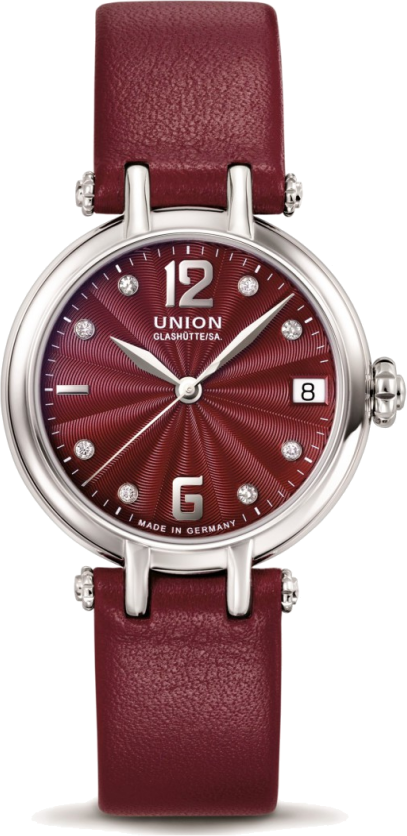 Union Glashütte Sirona Datum D006.207.16.426.00 - rot - 32mm