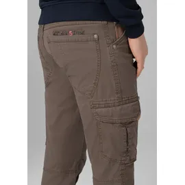 Timezone Cargohose TIMEZONE "Regular RogerTZ", Damen, Gr. 40/32, Länge 32, grau, 98% Baumwolle 2% Elastan, normal, Hosen Cargohose