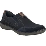 Josef Seibel New Anvers 01,Weite K (Extra weit),Wechselfußbett,Mokassins,Halbschuhe,Slides,dunkelblau-Kombi,45 EU | Slipper für Herren | Blau - Blau - 45