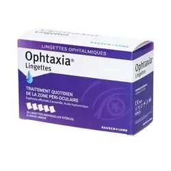 Ophtaxia Lingettes Hygiène & Soin Quotidien des Paupières Cils Lingette(S) 20 pc(s)
