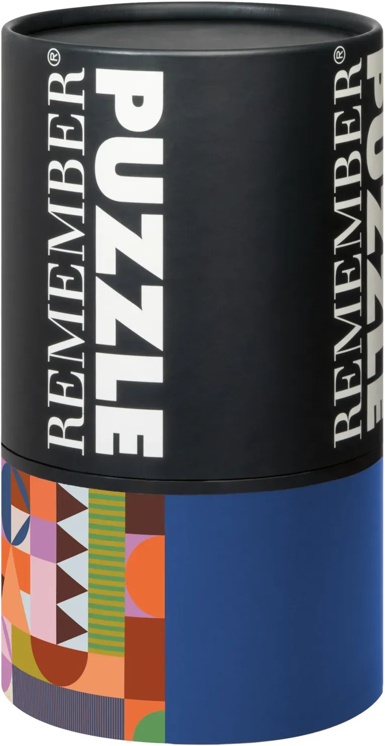REMEMBER Puzzle "Patch", aus Pappe, mehrfarbig