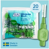 TePe Interdentalbürsten Original Zahnreinigungsstäbchen aus Schweden, Effiziente Zahnpflege, ISO-Größe 5, 20 Stk. grün
