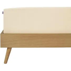 SCHIESSER Spannbettlaken Jersey-Elasthan 180 x 200 cm beige