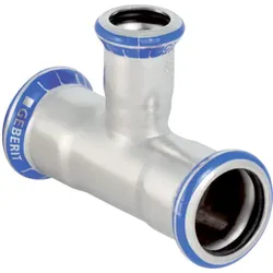 Geberit T-Stück reduziert Mapress 35 x 28 x 28 mm, reduziert, Edelstahl 31242