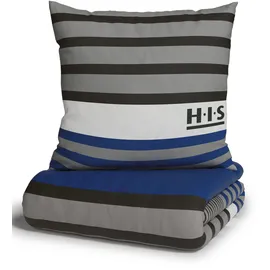 OTTO home Majoran Polycotton recycelt marine 155 x 220 cm + 80 x 80 cm 