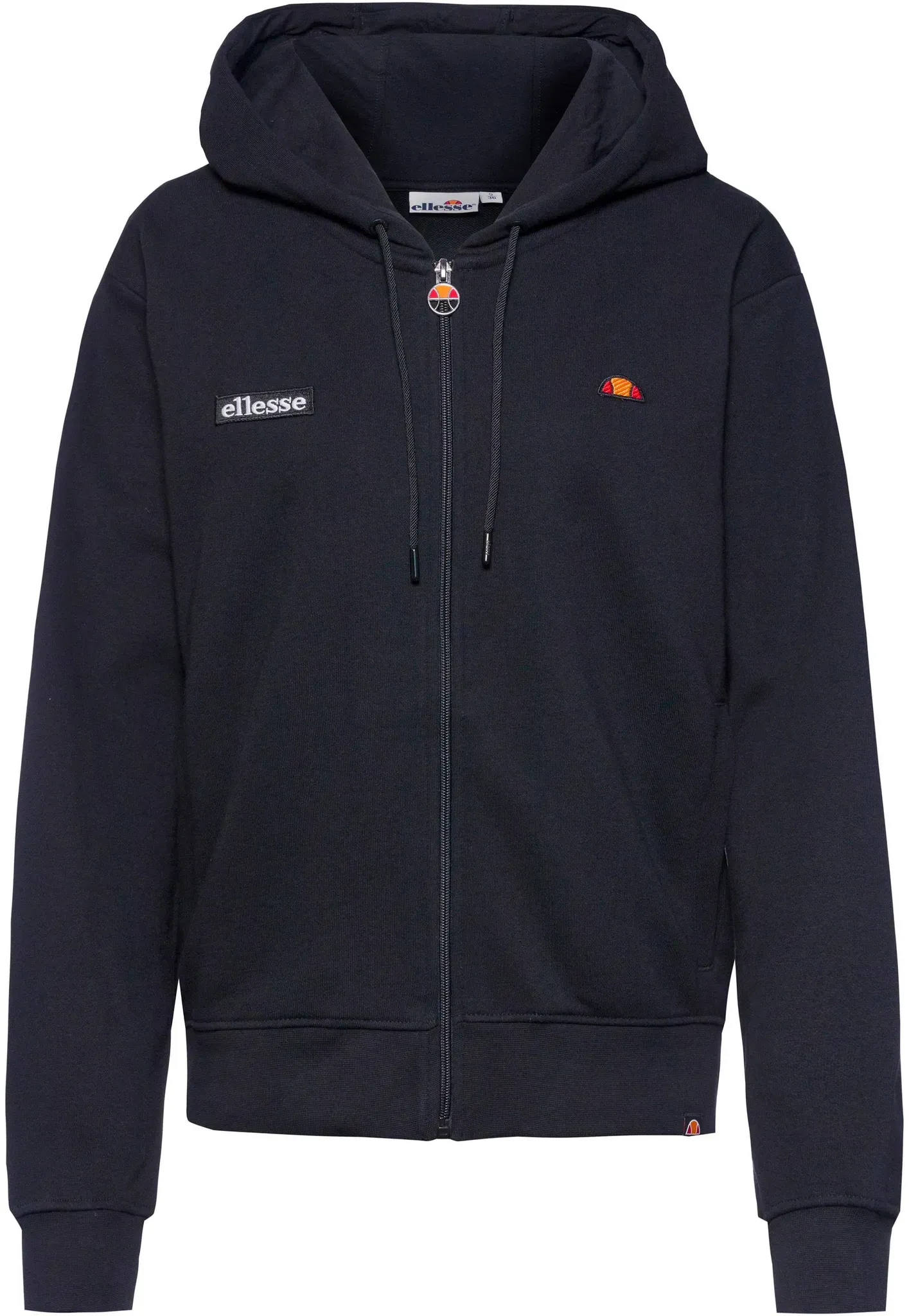 Ellesse Sweatjacke Damen in black, Größe S - schwarz
